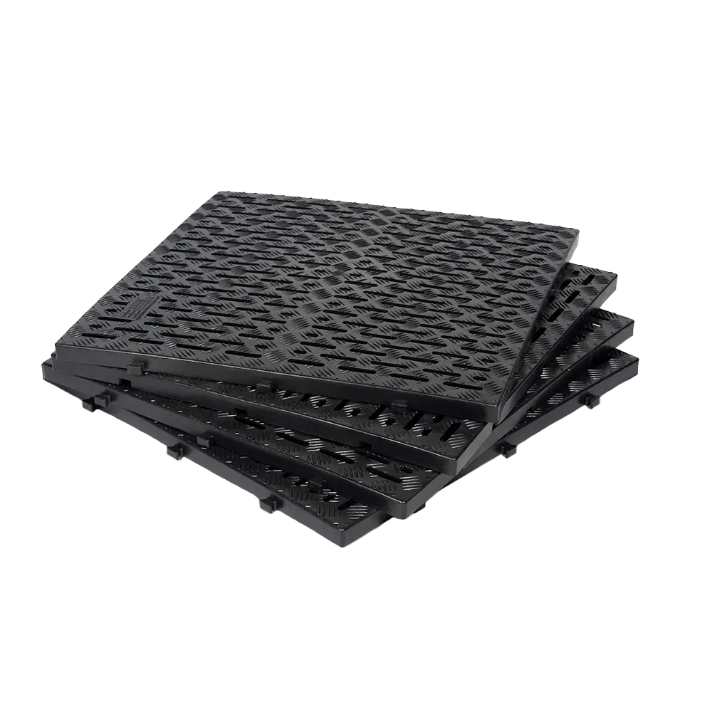 Piso plástico modular abierto 60x60