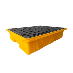 Estiba antiderrame para laboratorio.