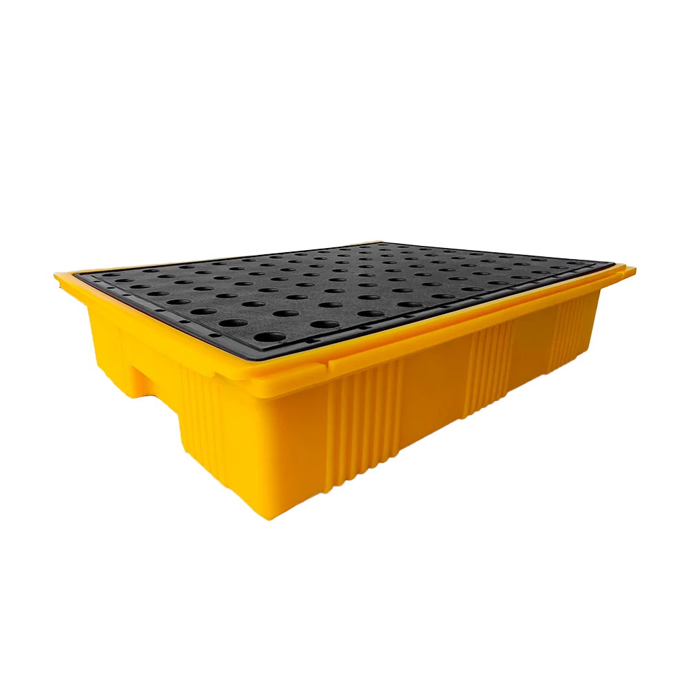 Estiba antiderrame para laboratorio.